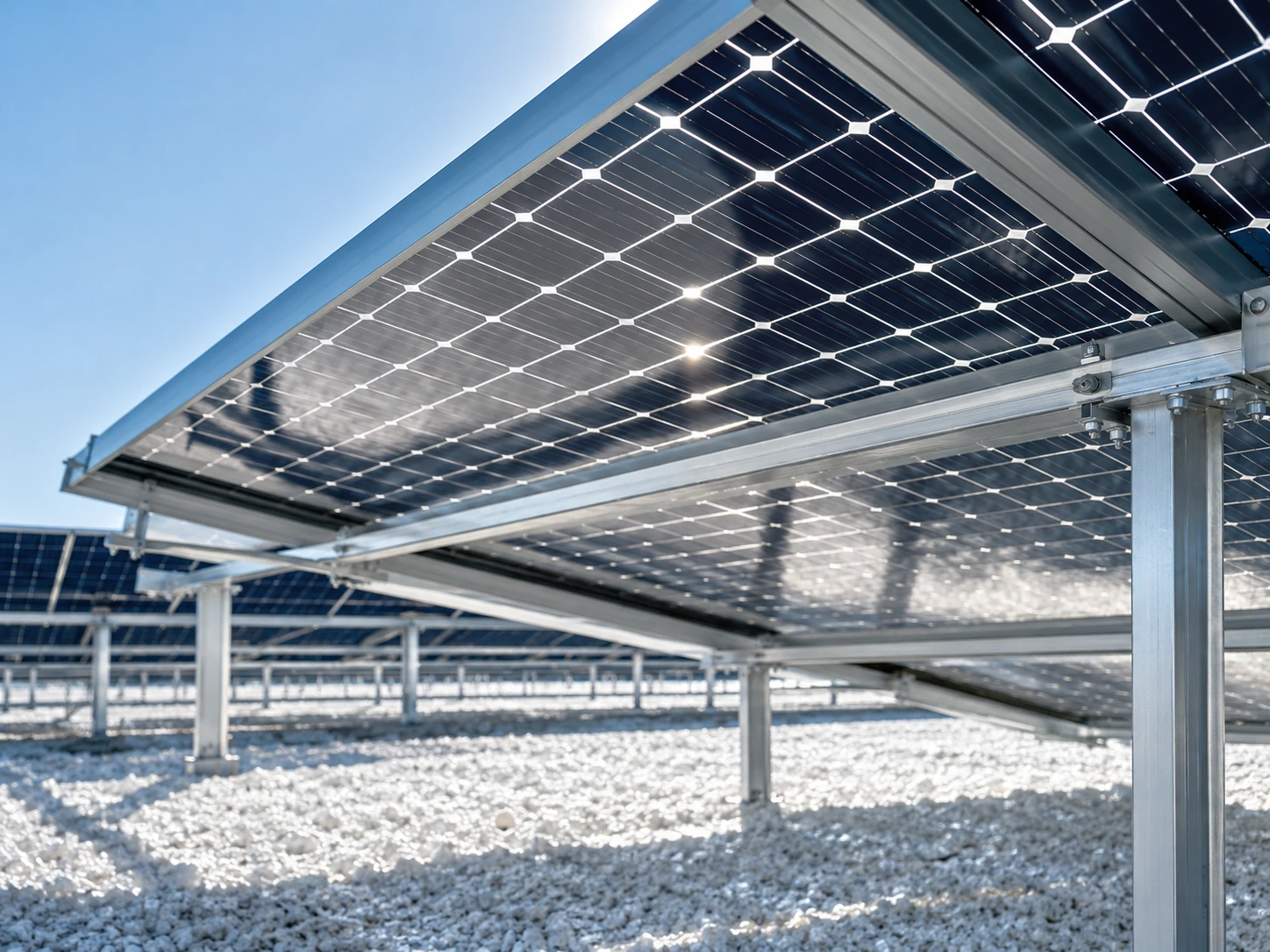 BIfacial solar panel