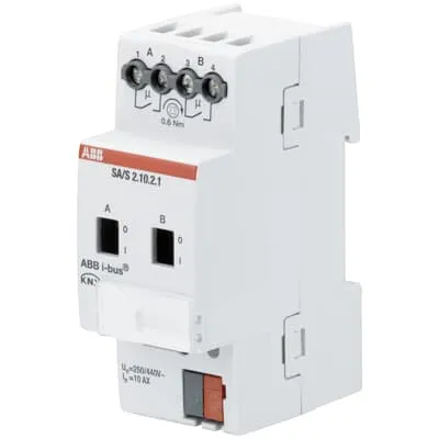 ‏رله ⁦KNX ABB⁩، ۲ کانال ⁦10 AX⁩ – ⁦SA/S 2.10.2.1⁩