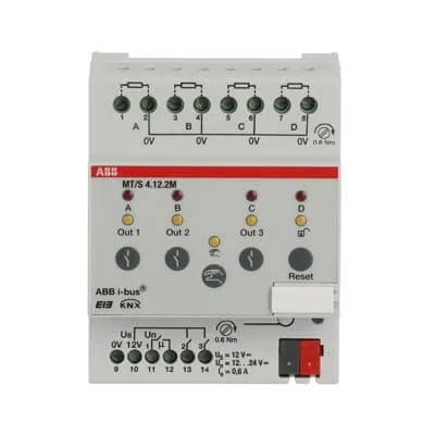 ‏ترمینال امنیتی ⁦KNX ABB⁩، ۴ کانال – ⁦MT/S 4.12.2M⁩