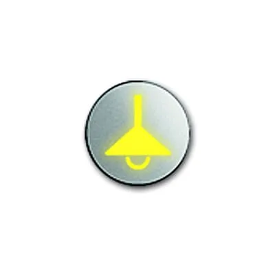 ‏نماد برچسب روشنایی ⁦ABB Busch-priOn⁩، استیل – ⁦6353/20-860-500⁩