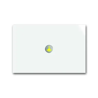 [6340-24G-101-500] ‏المان کنترلی استاندارد ۱ پل ⁦ABB Busch-priOn⁩، سفید ⁦Studio⁩ – ⁦6340-24G-101-500⁩