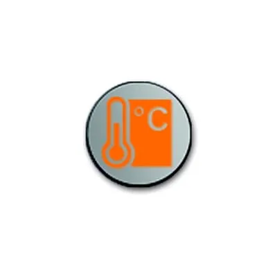 [6353/40-860-500] ‏نماد برچسب دما ⁦ABB Busch-priOn⁩، استیل – ⁦6353/40-860-500⁩